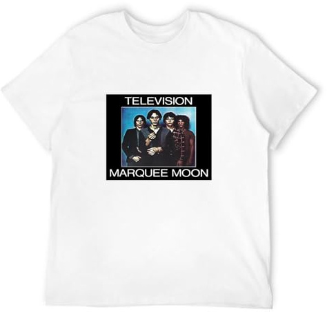 SaRueLsb Television T Shirt Marquee Moon Vinyl Cd Cover White L