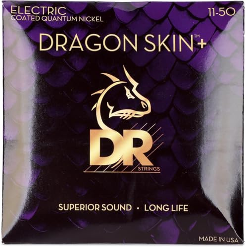 DR DEQ-11 - DRAGON SKIN+™ Electric Guitar Strings 11-52 - E-Gitarrensaiten