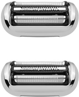 2PCS 73S Serie 7 Ersatz-Rasiererkopf Kompatibel mit Braun Serie 73S Ersatz-Rasierer 7020s, 7025s, 7085cc, 7027cs, 7071cc und 7075cc