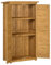 Outsunny Abri de Jardin abri à Outils sur Pied en Bois 2 étagères Portes à Volets Toit en Bitume incliné 87 x 47 x 160 cm Naturel