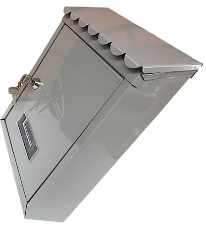 Tofficu Briefkasten Aus Weißblech Außenwand Briefhalter Wandbehang Vintage Dekor