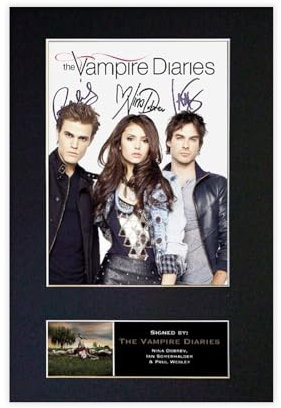 acalur Filmposter The Vampire Diaries auf Leinwand, Wandkunst, Dekordruck, Bild Gemälde für Wohnzimmer, Schlafzimmer, Dekoration, 30 x 45 cm