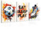 YunBey 3 Pcs Gaming Football Decoration Chambre Ado Garcon Tableau Foot avec Cadre Affiche Toile Mural Football Decoration pour Garçons Chambre Salle de Sport (30 x 40 cm)