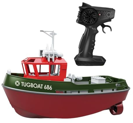 1/72 RC Schlepper mit Fernbedienung für Seen Und Flüsse, 15 Minuten von, GrÜn