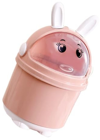ABOOFAN Mini Poubelle De Bureau De Dessin Animé Petite Poubelle Fonctionnelle Pour Maison De Table