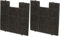 Ersatz-Kohlefilter für KF 17142 - passend für die Dunstabzugshauben KH 17214 E, KH 17209 S, KH 17198 E, KH 17158 E, KH 17128 E, KH 17195 E, KH 17194 E, KH 17196 E - 2 Stück