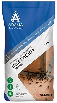 ADAMA Geotox BUSTA Kg.1 Iinsetticida polvere Contro Striscianti Ad Uso Domestico