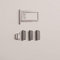 Smartex® Set Tasti Neri Laterali + Slot per SIM compatibili con iPhon 6S / Tasto accensione, Volume, Muto