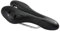 Zhiqiu Bequemer Fahrradsattel für Mountainbike, Beruf, Rennrad, MTB, Fahrradsattel, Outdoor- oder Indoor-Radsport-Kissen (schwarz/schwarz)