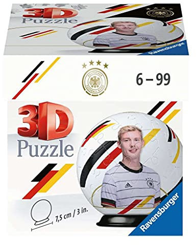 Ravensburger 3D Puzzle 11188 - Puzzle-Ball DFB Spieler - Julian Brandt - 54 Teile - für Fußball Fans ab 6 Jahren