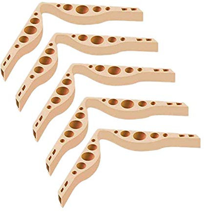 Youning Coussinets de pont de nez en silicone anti-buée, pince de soutien nasale, accessoire pour éviter la buée sur les lunettes, cadre de support intérieur anti-extrusion, 5 pièces - A, taille