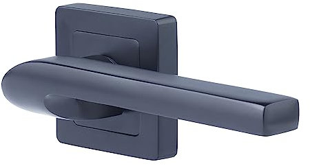 YPP7-S-PC Poignée de porte carré de 7 noir Yale - Modèle Sienna - passage à clé