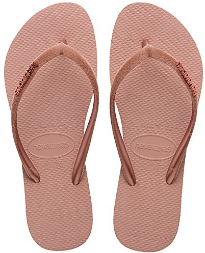 Havaianas Women's Slim Velvet Flip-Flop, rose, 33/34 EU