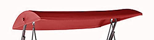 Replacement Canopy for Garden swing 2/3 seater different sizes and styles available (195 x 125 B&Q) (Red)