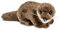 Uni-Toys - Otter Baby, stehend - 26 cm (Länge) - Plüsch-Otter - Plüschtier, Kuscheltier
