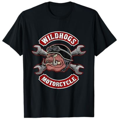 Wildhogs Motorrad Speeders Wildschwein Jagd Wildschwein T-Shirt