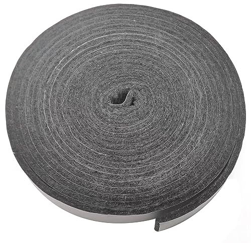 Joints de rechange pour fumoir - Haute température - Gris - Pour fumoir - 4,3 m de long - 2,2 cm de large - 0,3 cm d'épaisseur