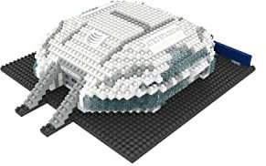 FOCO Offizielles Lizenzprodukt NFL Dallas Cowboys AT&T BRXLZ-Steine 3D-Mini-Fußballstadion BAU-Set