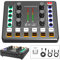 Audio Mixer,Audio Interface with DJ Mixer Live Sound Card Effects and Voice Changer,podcast equipment bundle Stereo DJ Studio Streaming, Prefect for live Streaming/Podcasting/Gaming