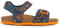 Geox J Ghita Boy B Sandale, Bleu Marine/Orange, 36 EU