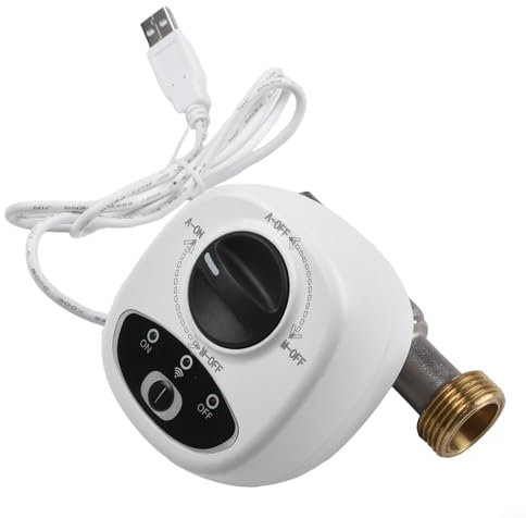 Zoegneer Control inalámbrico inteligente WiFi agua gas válvula de cierre DN15 DN20 DN25 compatible con ForAlexa (DN15)
