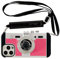 QoKcoahn Emily in Paris Phone Case for iPhone 14 Pro Max, Kawaii 3D Cartoon Vintage Camera Case with Long Lanyard Silicone PC Crossbody Phone Case Shockproof Protector Women Men for iPhone 14 Pro Max