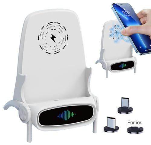 Chargeur sans fil pour chaise | Support de téléphone portable de bureau | Support de téléphone multifonction pour la plupart des smartphones
