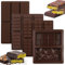 Stampi per Cioccolatini, 4 Pezzi Stampi Cioccolatini in Silicone, Antiaderente Stampo Cioccolatini, Stampo Cioccolato BPA Free per Cioccolatini Caramelle DIY