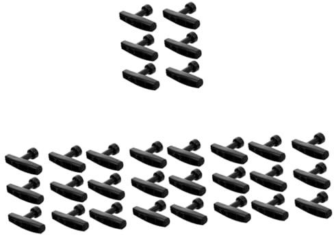 UPKOCH 5 Sätze Kettensägenzubehör Pflicht Handbuch Kettensäge Ersatzteile Motorsäge Zubehör Startergriff Für Kettensägemaschinen Dachboden-kordelgriff Zum Herunterziehen Black 6 Stück * 5