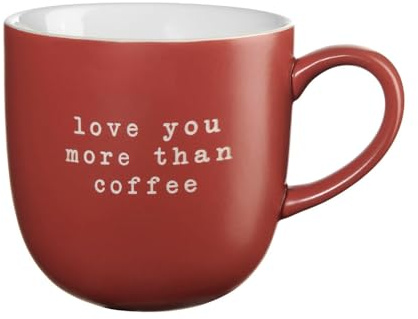 ASA Hey! Henkelbecher Love You More Than Coffee 0,35l
