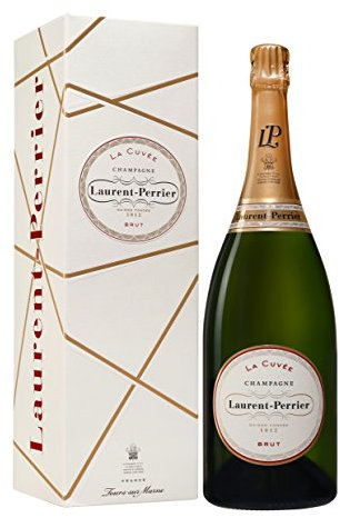 Laurent Perrier La Cuvee Brut Non Vintage Champagne in Gift Box, 150 cl