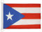 AZ FLAG - Drapeau Porto Rico - 45x30 cm - Pavillon Nautique Portoricain Spécial Bateau Et Extérieur En Maille Bloquée Avec Anneaux Plastiques Intégrés - 30g