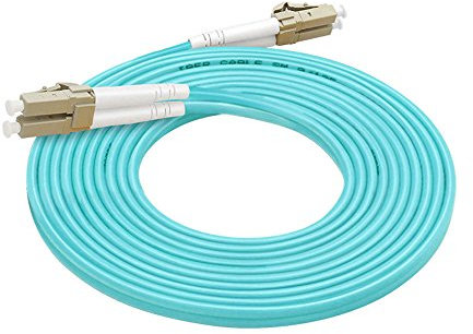 LC vers LC OM3 10G 50/125 Câble de raccordement fibre optique duplex multimode 100 m 2,0 mm