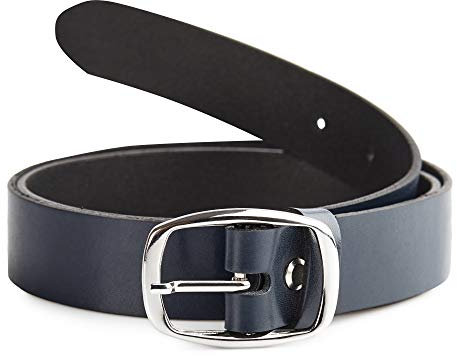 Merry Style Damen Gürtel Ledergürtel D41(Navyblau-2, 95 cm (Gesamtlänge 114 cm))