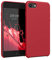 kwmobile Hülle kompatibel mit Apple iPhone SE (2022) / iPhone SE (2020) / iPhone 8 / iPhone 7 Hülle - Silikon Handy Case - Handyhülle weiche Oberfläche - kabelloses Laden - Klassisch Rot