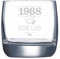 Calledelregalo Vaso de whisky grabado con su nombre y año de nacimiento. Vaso de cristal de 31 cl con estuche regalo.