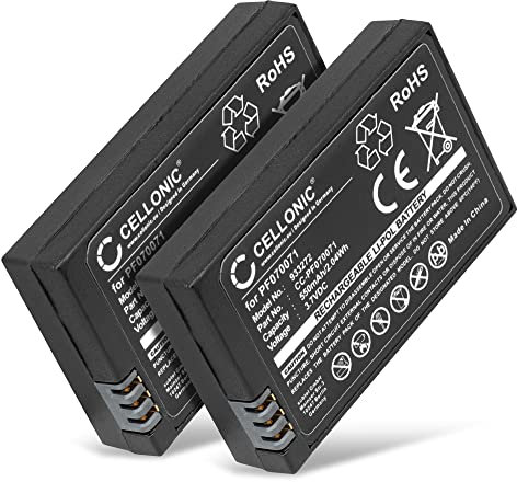 CELLONIC, Battery for Model making & drone compatible with Parrot MiniDrone Rolling Spider, Mini Drone (3.7V, 550mAh) 2 Pieces