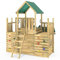Rebo® Modular Wooden Climbing Frame Adventure Playset - M22 | OutdoorToys | Kids' Outdoor Wooden Garden Play Equipment, Children's Jungle Gym