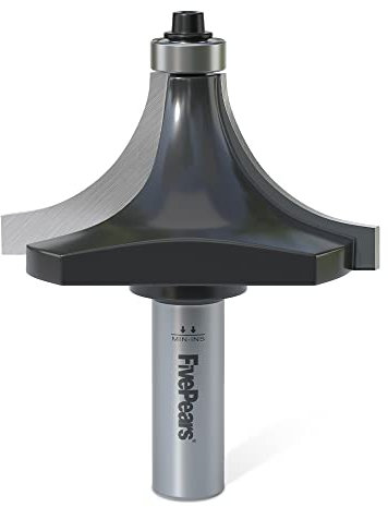 FivePears 1 Inch Radius Round Over Router Bit