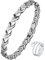 Jeracol Magnetarmband Damen und Magnetringe, Reduziert Schmerzen und Arthritis Edelstahl Therapeutisches Magnet Armband einstellbare Größe & Schmuck Geschenkbox Energetix