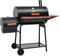 Royal Gourmet CC1830W Barbecue au charbon de bois de 76,2 cm avec fumoir décalé et table d'appoint peinte en bois, barbecue extérieur avec 811 cm². Zone de cuisson pour barbecue en plein air, noir
