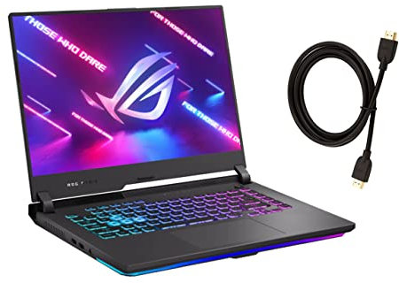 ASUS 15.6 ROG Strix G15 Laptop | AMD Ryzen 7 4800H Processor | GeForce RTX 3060 Graphics | 16GB DDR4 RAM | 512GB SSD | Backlit Chiclet Keyboard 4-Zone RGB | Windows 11 Pro | Bundle with HDMI Cable