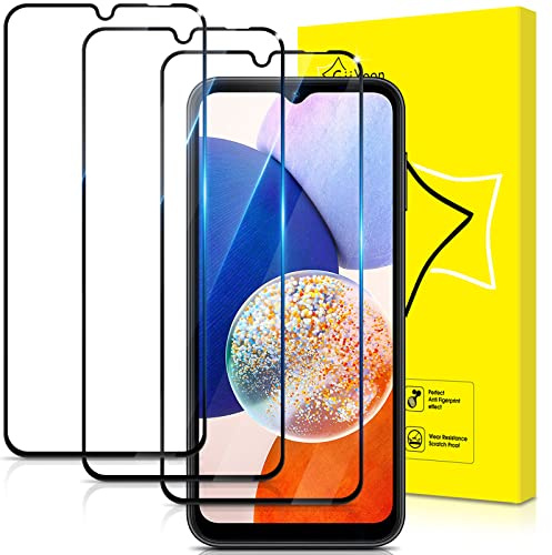 GiiYoon 3 Stück Panzer Schutz Glas für Samsung Galaxy A14 4G /5G, HD Displayschutzfolie, 9H Härte, Anti- Kratzer, Bläschenfrei, Ultrabeständig