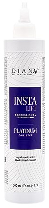 DIANA BEAUTY CREATIVE - Hyaluronsäure für Haare, mit Haarkeratin, Glänzendes und Weiches Haar, Lifting für Haare mit Kalt Tonisierendem Pigmentmit - INSTALIFT PLATINUM 300ml