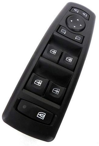 Interrupteur Platine Bouton de Lève Vitre Avant Gauche Côté Conducteur compatible avec FLUENCE LAGUNA III - 254000015R 809610006R 809610007R