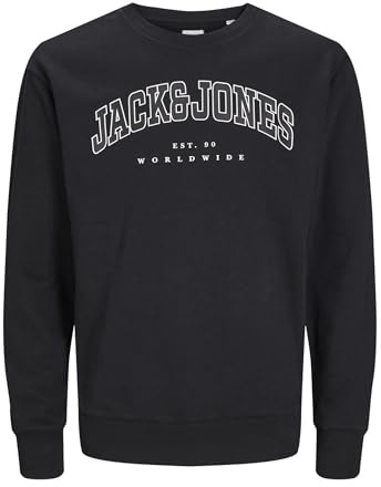 JACK & JONES Boy Sweatshirt Logo Sweatshirt Junior | Loose Fit, Logo, Langarm, Casual, Bei max. 40°C waschen