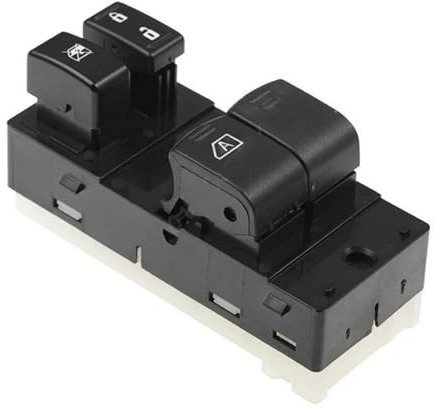 Nterruptor Mando Elevalunas Para Nissan Para Micra K13 2010-2018 25401-3BB0C Accesorios Interruptor Ventana Eléctrico Botón Elevador Piezas Repuesto Interiores Interruptor Ventana
