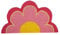Fisura – Original Fußmatte Blume“ aus Kokosnuss mit Rutschfester PVC-Rückseite. Fußabtreter in origineller Form. Rosa Fußabtreter. Handbemalt. Maße: 70 cm x 40 cm.