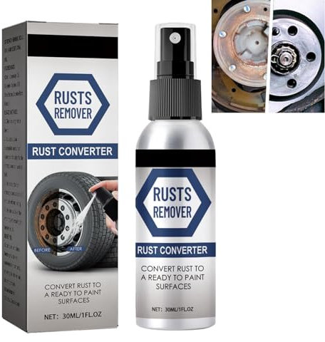 CFYYFC Rust Remover Spray, Auto Rostentferner, Iron Powder Remover, Car Rust Removal Spray, Iron Powder Remover for Car, Rust Remover for Wheels