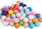 Perles En silicone 15mm 50pc Mélange De Couleurs Pour Perles Rondes En Silicone Libres Pour La Fabrication De Bijoux